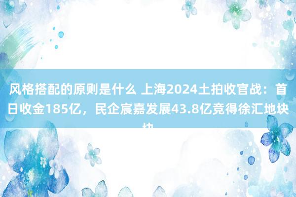 风格搭配的原则是什么 上海2024土拍收官战：首日收金185亿，民企宸嘉发展43.8亿竞得徐汇地块