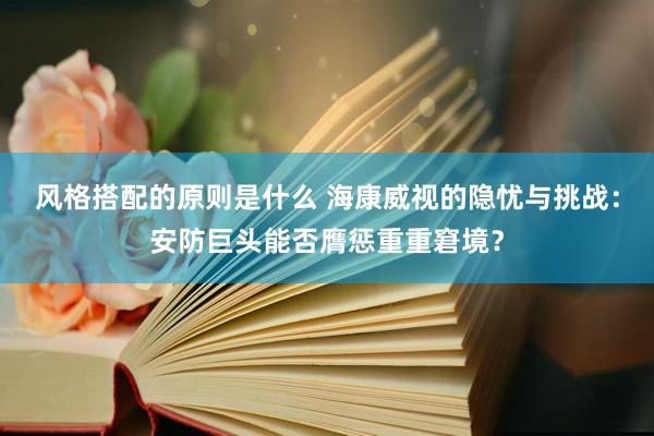 风格搭配的原则是什么 海康威视的隐忧与挑战：安防巨头能否膺惩重重窘境？